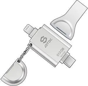 JSL JDTDC MFi Certified 512GB Photo Stick for iPhone USB C Flash Drive External Storage for iPhone 16/15/14, iPad, Android Memory Expansion, Phone-Picture-Saver Portable Thumb Drive for Photos Videos