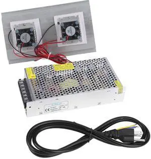 Garosa 110V Thermoelectric Cooler Kit Semiconductor Refrigeration Cooler Kit Refrigerator Cooling System Peltier DIY Air Cooling Device with Power(US Plug)