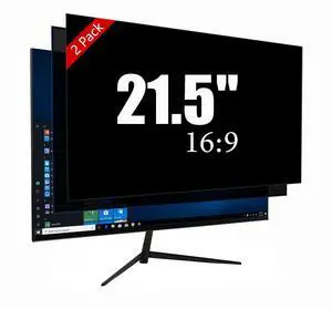 Ceydebne 21.5 Inch Privacy Screen for Monitor with 16:9 Widescreen Monitor Blue Light Screen Protector - Anti-Glare - Anti-Scratch Protector Film for Data Confidentiality Privacy Shield [2 Pack]