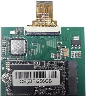 SELLTOONE 256GB SSD for iPod Classic 6th 7th iPod Video 5Gen 5.5th Replace HS081HA MK8010GAH MK8022GAA MK1634GAL MK1231GAL ZIF CE Solid State Drive (256GB)