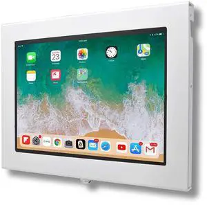 TABcare Locking Security Metal Case for Apple iPad Air 4 5 10.9" Tablet for Kiosk, POS, Store, Show Display (White, iPad Air 4/5 10.9)