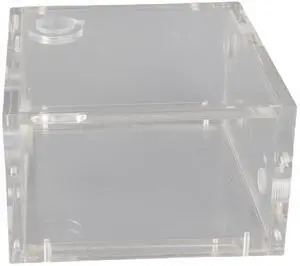 Hilitand Computer Water Tank, 1.25L Cooling Reservoir, Acrylic Cylinder, Desktop Compatible