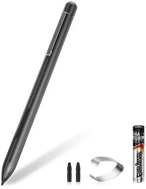 Pen Stylus for Surface Pro 11/10/9/8/X/7+/7/6/5/4/3/Surface 3, Surface Go 4/3/2/1, Surface Laptop/Studio/Book 5/4/3/2/1 with Palm Rejection, 1024 Levels Pressure, 2500h Working Hours