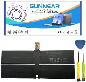 SUNNEAR New DYNK01 G3HTA036H Battery Replacement for Microsoft Surface Laptop Model 1769 1782, 13.5-Inch KSR-00001 LQN-00004 DAG-00003 7.57V 45.2Wh 5970mAh 4-Cell -Come with Tools