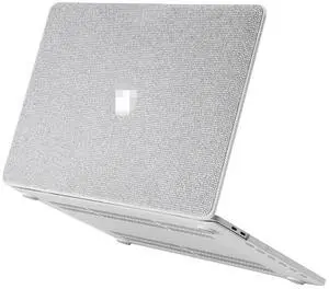 Bling Diamond Case for MacBook Compatible with 2018-2020 MacBook Pro 13 inch Case 2016-2020 A2338 A2251 A2289 A2159 A1989 A1706 A1708,MacBook Pro 13 inch White