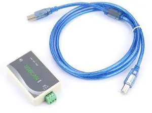 Yanmis USB to CAN Debugger, Compatible with PC, Support Secondary Development, Portable, Ideal for Fieldbus Test Lab, Industrial Control, Intelligent Building, Automotive Electronics