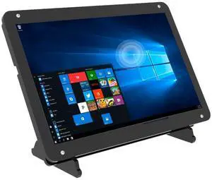 7 Inch Touch Screen Monitor for Raspberry Pi, Portable IPS Display HDMI 1024 * 600 Touchscreen with Acrylic Case, Second Monitor for Gaming Consoles/PC/Camera/Win OS