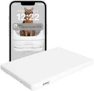 Catlog Board - Smart Litter Box Monitoring System, Healthcare, Scale, Weight, Automatic Recording, Works with Any Litter Box, IoT, Smartdevice, App, Excretion, for Cat, All Breeds