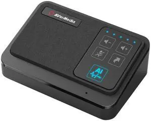 AVerMedia AS311 AI Speakerphone - AI-Powered Noise Suppression, Enhanced Voice Pickup, USB Plug and Play, Easy Setup, Conference Microphone and Speaker for Working from Home