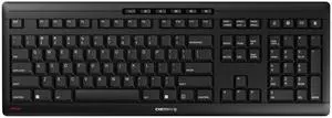 Cherry Stream Wireless Keyboard with SX Scissors Mechanism, Slim Yet Full Size QWERTY Ergo Friendly with Number Pad, Thin Design with Quiet keystroke for use at Home Office or Work. Black