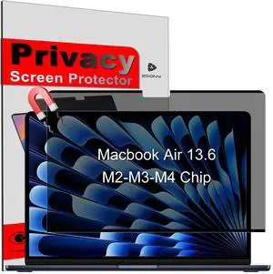 KEANBOLL Magnetic Privacy Screen for MacBook Air 13.6/13 Inch- Removable Anti-Glare Filter with Blue Light Reduction | Compatible with MacBook Air 13.6-inch Mac (A3240 A3113 A2681 - M2, M3, M4)