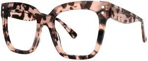 Zeelool Cat Eye Blue Light Blocking Glasses for Women Men ZWA953631-02B Pink-Tortoise