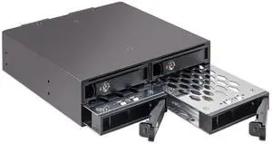 Syba 4 Bay 2.5 SATA Hard Drive Mobile Rack Mount for 5.25" Drive Bays, for HDD SSD SY-MRA25038