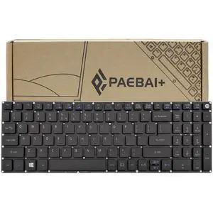 PAEBAI+ Replacement Laptop Keyboard Backlit for Acer Aspire E5-573 E5-573G E5-573T E5-573TG E5-574 E5-574G E5-574T E5-574TG E5-575 E5-575G E5-575T E5-575TG E5-576 E5-576G US Layout