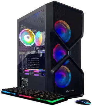 STGAubron Gaming PC Computer Desktop, GeForce RTX 2060 Super 8G, Intel Core I7 8th up to 4.1GHz, 16G DDR4, 1T SSD, WiFi 6 & BT 5.2, RGB Fan x6, Windows 11 Home