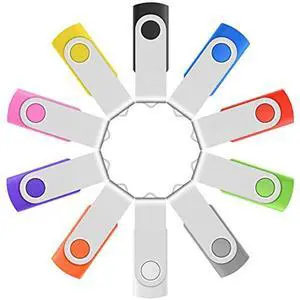 Professional 10-Pack of Enfain 16GB Multicolor USB Flash Drives - Swivel Memory Sticks for Effortless Data Storage and Sharing Offline Professional 10-Pack of Enfain 16GB Multicolor USB Flash Drives - Swivel Memory Sticks for Effortless Data Storage and Sharing Offline