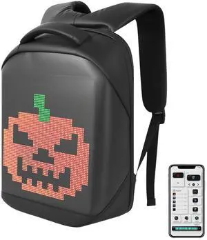 Taysem Customizable Smart LED Backpack - Light Up Customized Laptop Backpack, Mens Cool Backpacks for Motorcycle, Cycling (T3)
