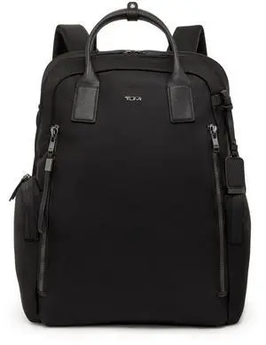 TUMI - Voyageur Atlanta Backpack - Travel Backpack for Women - For Business, Commute - Holds Up to 17" Laptop - Black & Gunmetal Hardware