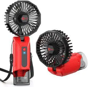 ohyes Magnetic Handheld 4IN Fan Fit for Milwaukee 12V Battery Variable Speed Brushless Motor USB Charging for Camping, Golf Cart & Jobsite(Battery not included)