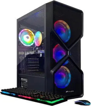 STGAubron Gaming PC Computer Desktop, Intel Core i5-9400F up to 4.1G, GeForce RTX 2060 6G, 16GB DDR4, 1TB SSD, WiFi 6, BT 5.2, RGB Fan x4, Windows 11 Home