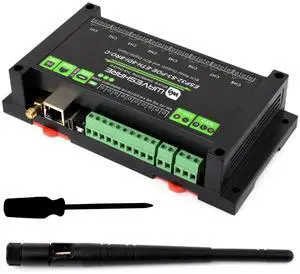 Waveshare Industrial 8-Channel ESP32-S3 WiFi Relay Module, Isolated CAN Interface, Xtensa 32-bit LX7 Dual-core Processor, 240MHz, Multiple Isolation Protection Circuits, PoE Ethernet Port