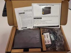Generic Calix 100-04255 GigaPoint 803G Fiber Optical Network Terminal Modem, black