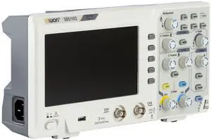 Lab Oscilloscope SDS1102 100MHz Digital Oscilloscope 2 Channels Oscillograph 1GS/s Sample Rate with 7 inch LCD for Multi Tester