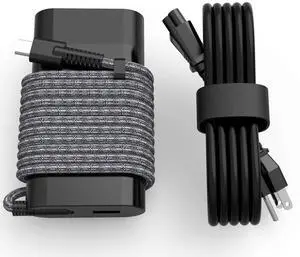 Slim 65W USB C with USB AC Charger for HP Spectre x360 x2 Elite Elitebook 840 850 Envy x360 ProBook x360 Pavilion Split Chromebook x360 11 Laptop Power Adapter Cord