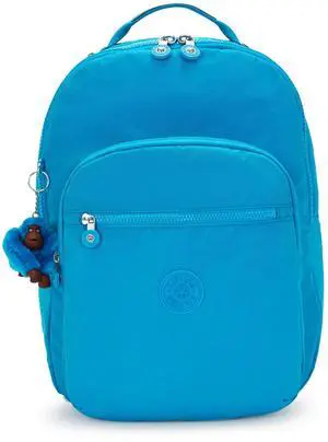 Kipling Women's Seoul 15" Laptop Backpack, Durable, Roomy with Padded Shoulder Straps, Built-In Protective Sleeve