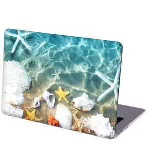 MINGDAO Case Compatible with MacBook MacBook Air 13 inch, Hard Protective Shell with Keyboard Cover ( A1369 A1466, 2010-2017 Release) - Starfish and Seashell-04