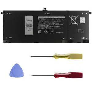 New 53Wh H5CKD 15V Battery Replacement for Inspiron 5400 5406 7405 7300 7306 7500 7506 2-in-1 Silver 5300 5301 5401 5402 5408 5409 5501 5502 5508 5509 Series Latitude 3410 3510 Vostro 5300 5301 7T8CD