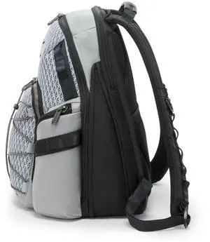 Tumi Men's Navigation Backpack, Pearl Grey Mesh, One Size