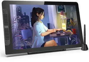 VEIKK VK2200PRO Drawing Tablet with Screen 21.5 inch Drawing Monitor Pen Display with Full-Laminated AG Glass Screen,8192 Levels Battery-Free Pen,Drawing Pad for Computer