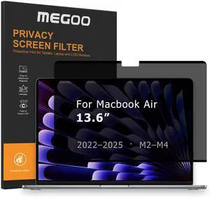 Megoo Magnetic Privacy Screen for MacBook Air 13.6" (A2681-A3113-A3240, 20222025), 30° Viewing Angle, Blue Light Filter, Matte Finish, Anti-Glare Eye Protection Premium Business Protection Megoo Magnetic Privacy Screen for MacBook Air 13.6" (A2681-A3113-A3240, 20222025), 30° Viewing Angle, Blue Light Filter, Matte Finish, Anti-Glare Eye Protection Premium Business Protection