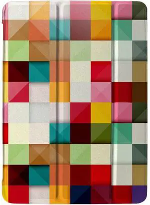 DuraSafe Cases for iPad PRO 11 Inch 2 [ Pro 11 2nd 2020 ] Generation MY232LL/A MXDC2LL/A MXDE2LL/A MXDG2LL/A MY252LL/A MXDD2LL/A Ultra Slim Smart Auto Sleep/Wake Printed PC Cover - Color Grid