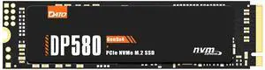 DATO 2TB M.2 NVMe 2.0 SSD PCIe Gen5x4 with Graphene Heat Dissipation, PCIe 5.0 Internal Solid State Drive, Up to 9300MB/s Read, 7900MB/s Write, High Speed for Gaming, Creator SSD - DP580 Serie