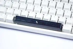 GIKZO Dark Blue Black Astronaut Artisan Spacebar Keycap SA Profile Custom Spacebars 6.25U Keycaps Handmade Gaming Resin Key Cap Cherry MX Switch Compatible Mechanical Keyboard Gift for Space Lover
