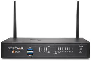SonicWall TZ370W Wireless Gen7 Firewall | SMB Wi-Fi Security Appliance with Multi-Gig Wireless, SD-WAN Support, and Encrypted Traffic Protection (02-SSC-2827)