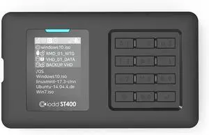 iodd ST400(1TB SSD) ST400 2.5 inch Enclosure/USB-C/Bootable Virtual ODD&HDD / AES256 Encryption Max up to 76 Digits/Write Protect / 2541 Made in Korea