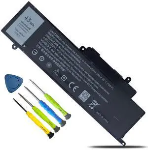 43Wh GK5KY Laptop Battery for Dell Inspiron 11 3000 Series 3147 3148 3153 3152 3157 3158 15 7000 7558 7568 13 7353 7359 7347 7348 7352 4K8YH 92NCT 04K8YH RHN1C 0WF28 P20T P20T001 P55F P55F001 11.1V
