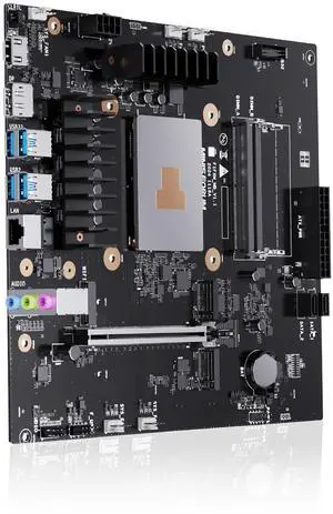 MINISFORUM BD795m Motherboard AMD Ryzen 9 7945HX(16C/32T) Gaming Mini PC Without RAM/SSD/OS, 2XDDR5 Slots, 2XPCIe4.0 SSD, M.2 2230 Slot, 8K Output HDMI/DP, PCIe 4.0x16 Slot