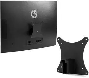 Monitor Arm/Mount VESA Bracket Adapter Compatible with HP All-in-One PC (ProOne 440 G9, 24-f0006ng) 100 * 100mm 75 * 75mm Black