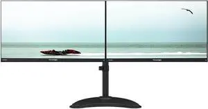 KS Doublesight Displays 2 Full HD 24 Monitors Dual Monitor Stand (1920 x 1080), 75Hz