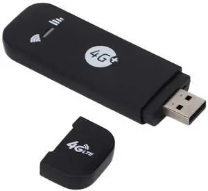 4G LTE Router, Portable Mobile 4G USB, 150Mbps USB Adapter, Strong Network Adapter for Laptop Computer, Desktop, 4G LTE Modem (Black)