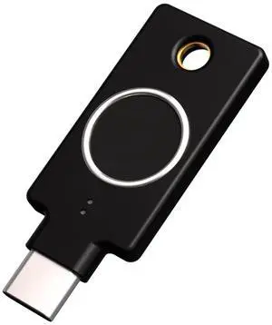 Yubico - YubiKey Bio C (FIDO Edition) - Basic Compatibility - Multi-Factor authentication (MFA) Security Key and passkey, Connect via USB-C, Biometric, FIDO Certified - Protect Your Online Accounts