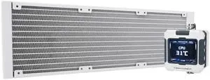 Thermalright FW360 X White CPU AIO Cooler,PC 360 Specification Water Cooler System,IPS LCD Screen with 320 * 240 Resolution,for AM5&Intel LGA1700/1851,Comes with 2.4-inch LCD Display