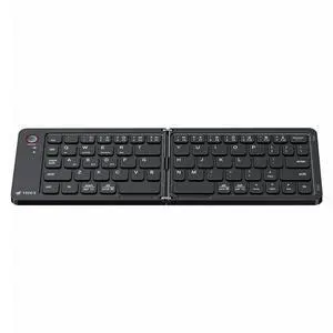 Foldable Bluetooth Keyboard, Ultra-Thin Portable Wireless Keyboard with Backlit, Lightweight for Laptop, iPad, iPhone, Android, Windows, Mac