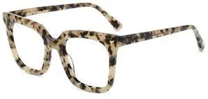 Firmoo Oversize Blocking Reading Glasses 1.25,Anti Eyestrain & UV Protection Computer Reader Eyeglasses for Men Women, Pattern