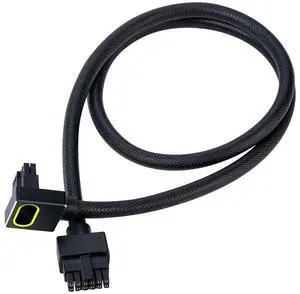 Hydra-16PIN 12VHPWR Modular Cable, 90 Degree Adapter, 12+4-Pin (16-Pin) 12HVPWR to 12HVPWR, Male to Male for All RTX 40 and 50 Series 4080 4090 5080 (NOT 5090) PC GPU Power Cord (A Type, Black)