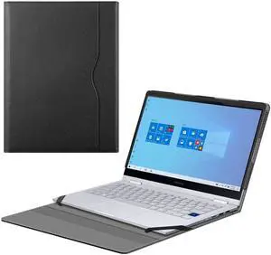 Fintie Sleeve Case Cover for 13.3" Samsung Galaxy Book Flex Alpha 13 NP730QCJ/Flex2 Alpha NP730QDA/Chromebook 2 XE530QDA/Book S/Ion 13 NP930XCJ, Black